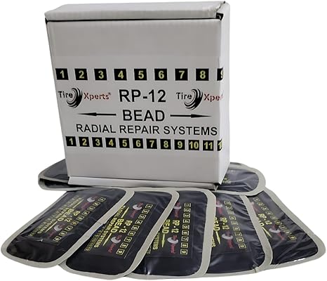 Heavy-Duty Radial Tire Patch Repair Kit by Tire Xperts 4.33 x 2.36 inch (20 PCS)