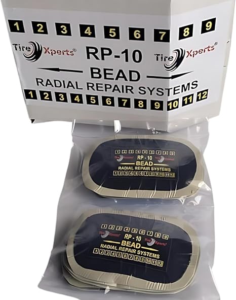 Tire Xperts 20-Piece Radial Patch Kit – Fast Fixes for Flats on Cars, Trucks & Buses!