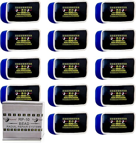 Tire Xperts 20-Piece Radial Patch Kit – Fast Fixes for Flats on Cars, Trucks & Buses!