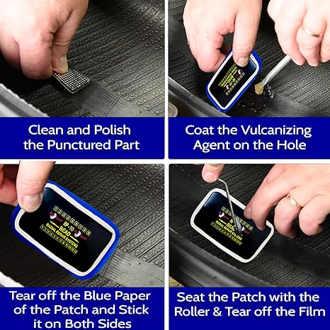Tire Xperts 20-Piece Radial Patch Kit – Fast Fixes for Flats on Cars, Trucks & Buses!